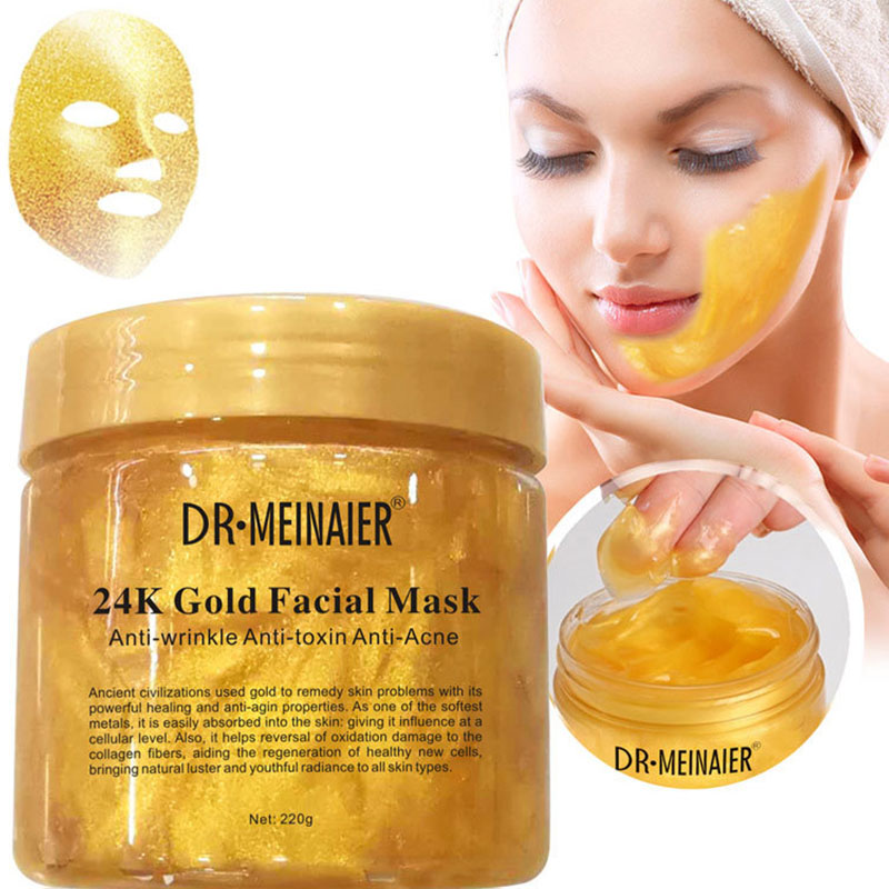 Skincare Omg - มาส์กหน้าทองคำ 24K 250 กรัม สำหรับฟื้นฟูผิว ช่วยให้ผิวกระชับ
