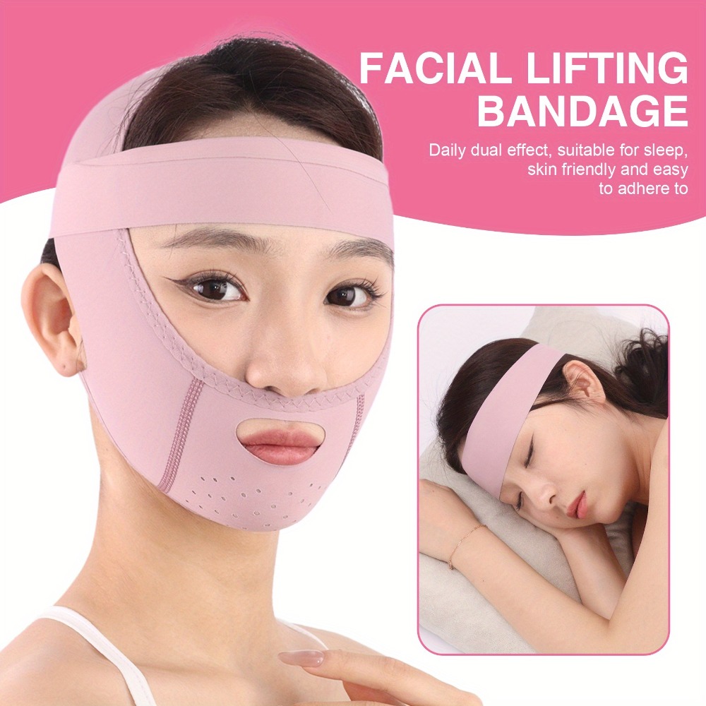 Skincare Omg - เครื่องมือยกกระชับใบหน้าแบบเต็มหน้า V-Face ลดเหนียง ยกคิ้ว ยกหน้า ดีไซน์นุ่มสบาย