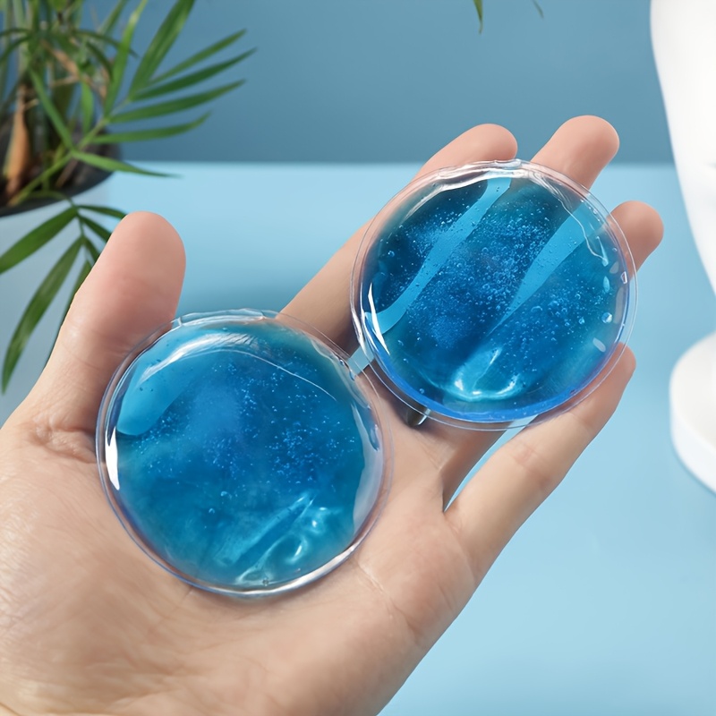 Skincare Omg - มาส์กเจลสำหรับดวงตา 2 ชิ้น สำหรับประคบร้อนและเย็น ใช้ซ้ำได้ บรรเทาอาการบวม