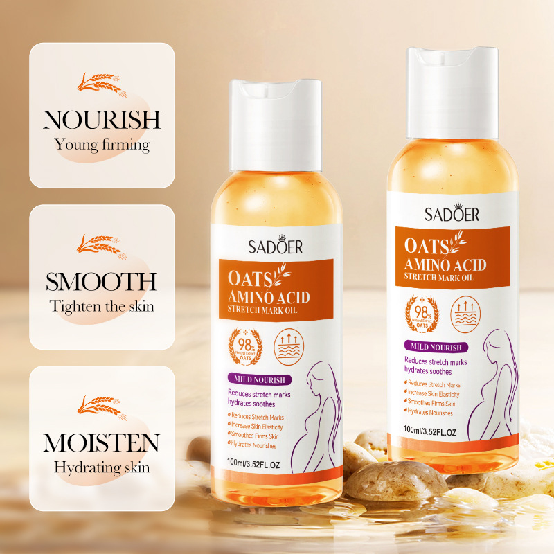 Stretch Marks น้ํามันกําจัดถาว - Skincare Oat บทวิจารณ์และราคา