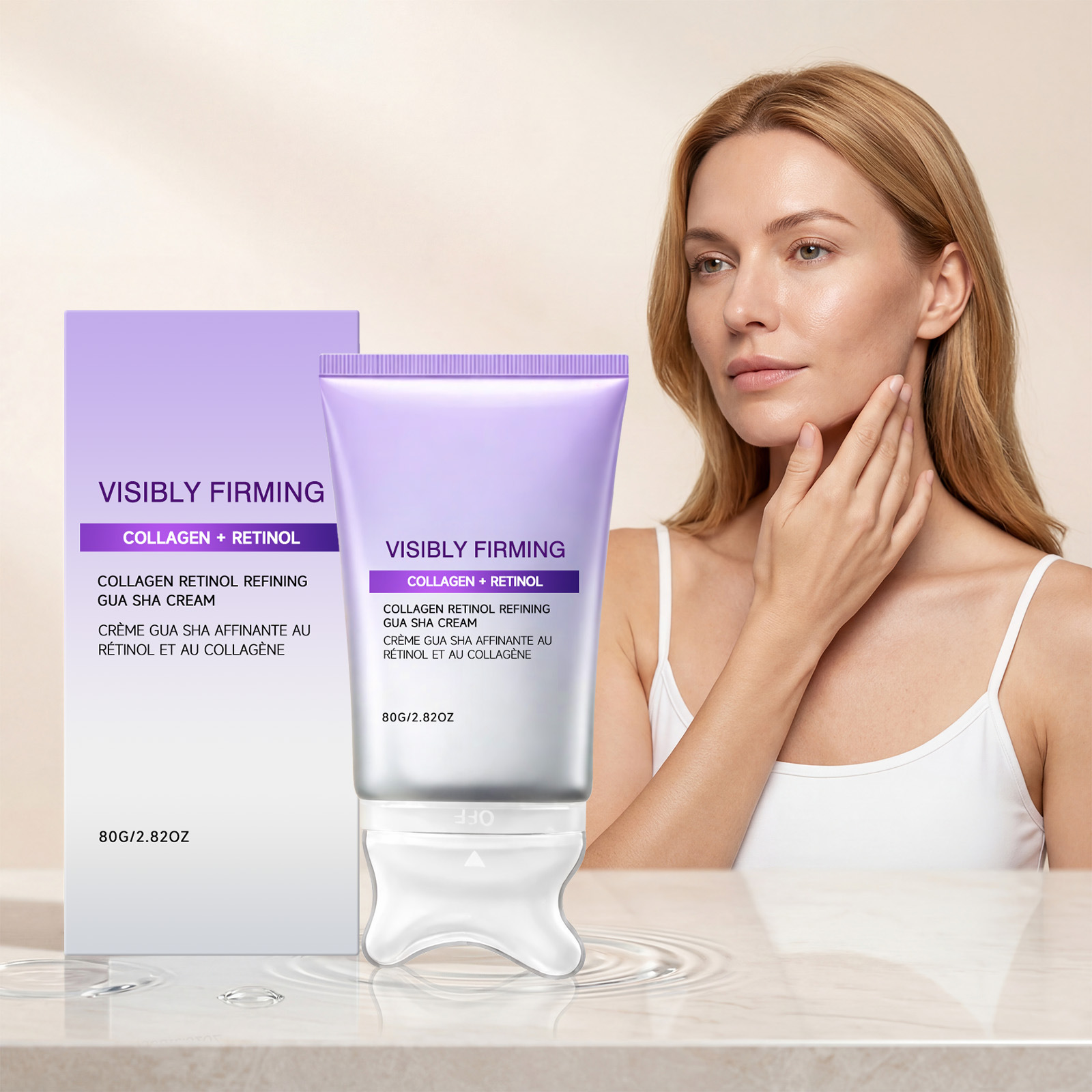 ครีมกระชับผิวหน้า พร้อมที่ขูดแ - Skincare Retinol บทวิจารณ์และราคา