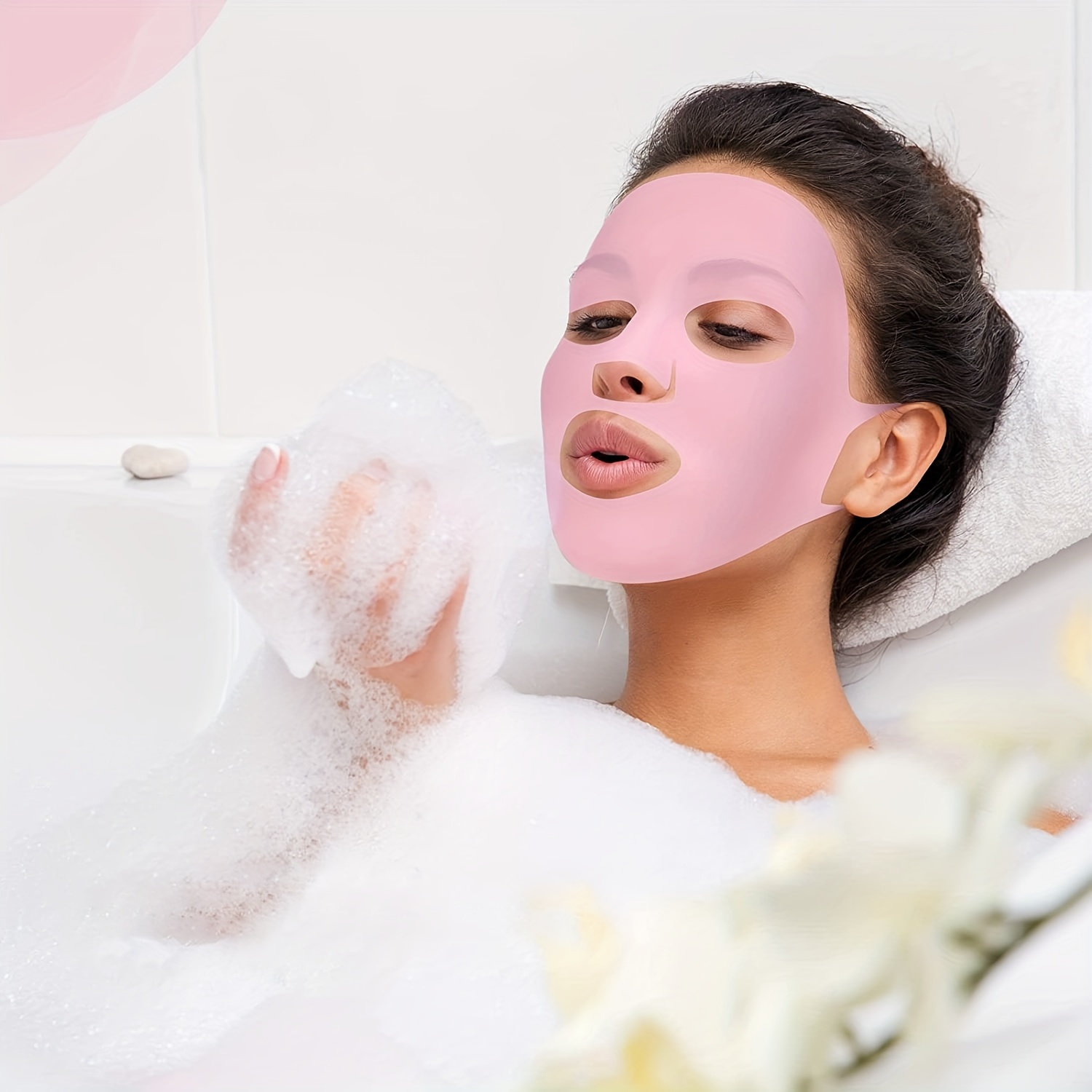 แผ่นมาส์กหน้าซิลิโคน 3 มิติ ที - Skincare Omg บทวิจารณ์และราคา